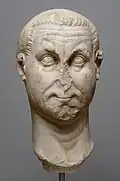 Licinius (r. 308-324 EC). Marbre colossal, H. 86 cm. Musée d'Histoire de l'art de Vienne