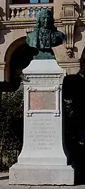Buste de Daviel à l'Hôtel-Dieu de Marseille.