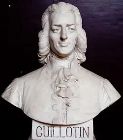 Buste de Joseph-Ignace Guillotin.