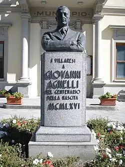 Buste de l’hôtel de Ville de Villar Perosa