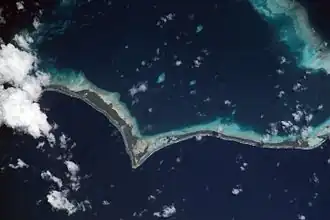 Image satellite de Butaritari.