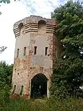Château d'eau à la station de chemin de fer