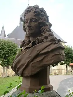Buste de César-Pierre Richelet à Cheminon
