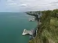 La falaise et les éoliennes (2).
