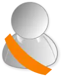 Représentation de l’écharpe présidentielle de la Côte d'Ivoire