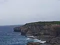 Côte entre la pointe du Lagon et la pointe percée
