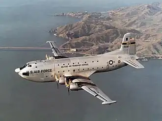 Vue de l'avion.