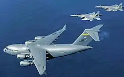 C-17 Globemaster III et F-15 Eagles de la Garde nationale aérienne d'Hawaï, 2008