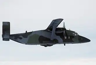 Vue de l'avion.