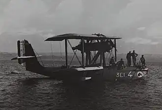 Vue de l'avion.