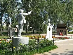 Statue de Lénine.