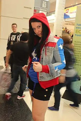 Cosplay d'America Chavez.