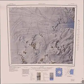 Carte du glacier.
