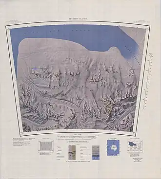 Carte du glacier.