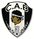 Blason noir et blanc avec une tête de Maure, qui surmonte une tour blanche, située entre les dates 1920 et 2003.