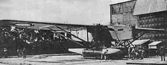 Vue de l'avion.