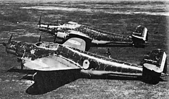 Vue de l'avion.