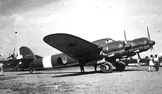 Vue de l'avion.