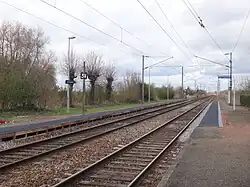 Vue des voies