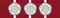 CD-ribbon and 3 bars