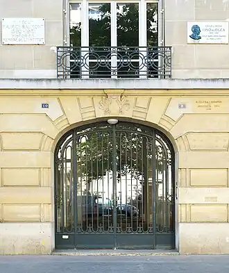 N°8-10 avenue Émile-Acollas (1929).