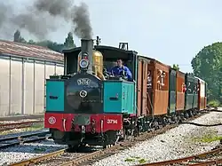 Train secondaire comparable à celui exploité pour la ligne