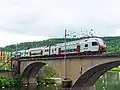 Automotrice de type 2300 (Stadler Kiss) desservant l'Allemagne.