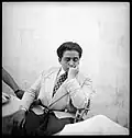 Therese Gihse au Lavandou, 1933. Photo de Annemarie Schwarzenbach