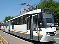 Un tramway de Bucarest.