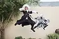 Enfant dansant une danse circassienne.