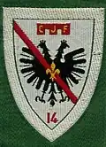 insigne du CJF 14(2e&nbsp;modèle).