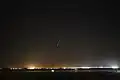 La comète au-dessus de l'île d'Oléron (France) le 16 juillet 2020 au soir.