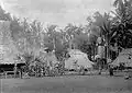Place de village en pays Nggaja (1915).