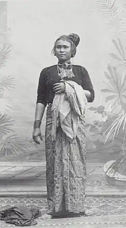 Femme de l'aristocratie en Aceh (vers 1900)