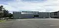 Façade du nouveau bâtiment du LGP : le centre de ressources et de transfert en composites innovants (CRTCI).