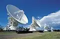 Quatre antennes du Compact Array.