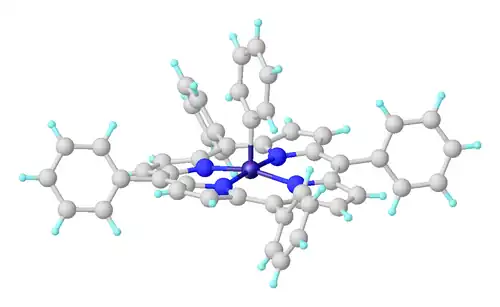 C6H5Fe(tétraphénylporphyrine).