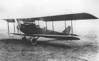 Vue de l'avion.