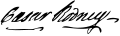 Signature de Caesar Rodney