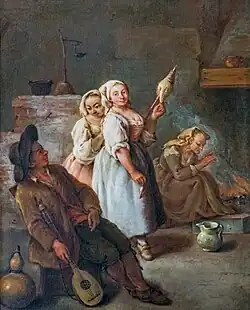 La fileuse 1740