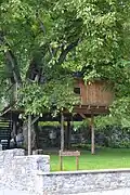 Cabane dans l'arbre, Moulin de Lisogne.