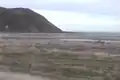 Vue du cap San Pablo depuis le sud, à marée basse.