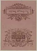 Menu Déjeuner du 10 mai 1930.