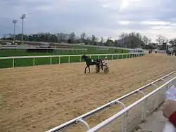 Vue des différentes pistes de l'hippodrome