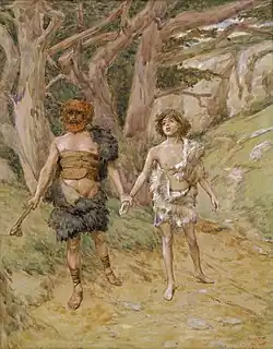 Caïn conduit Abel à la mortJames Tissot, 1896-1902Musée juif (New York)