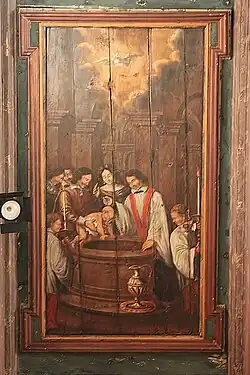 Caisson 1 - Le baptême de Dominique.