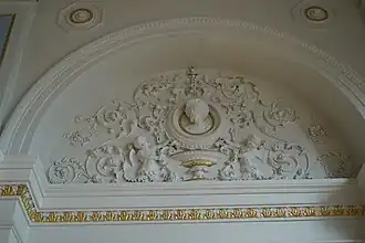 Caisson sculpté.