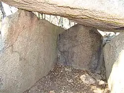 La chambre dolménique.