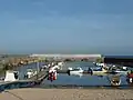 Le bassin (ou darse) du port de Balintore