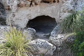 Entrée de la grotte n°12.